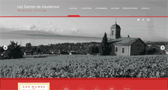 Desktop Screenshot of damesdehautecour.ch